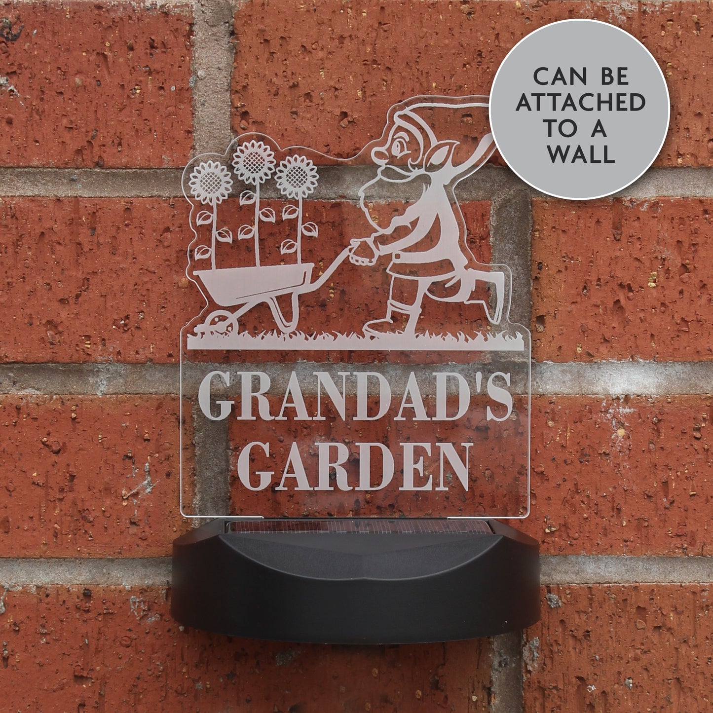 Personalised Gnome Garden Outdoor Solar Light - image 5