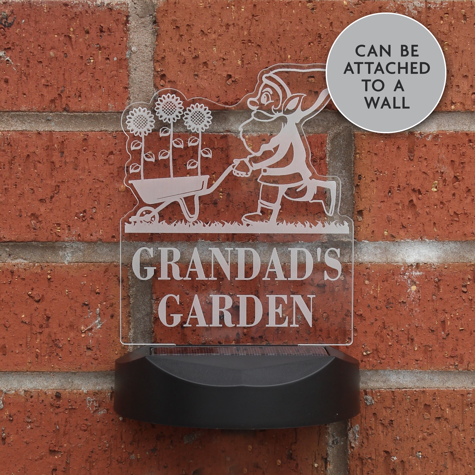 Personalised Gnome Garden Outdoor Solar Light - image 5