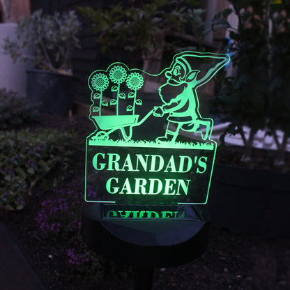 Personalised Gnome Garden Outdoor Solar Light - image 7
