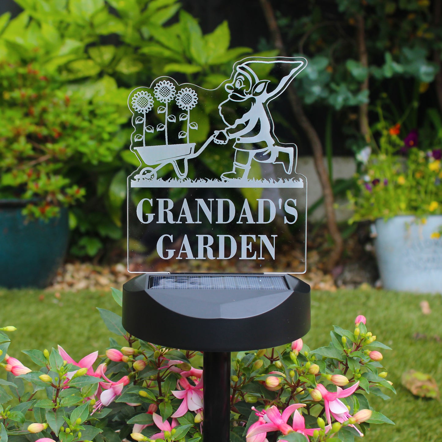 Personalised Gnome Garden Outdoor Solar Light - image 8
