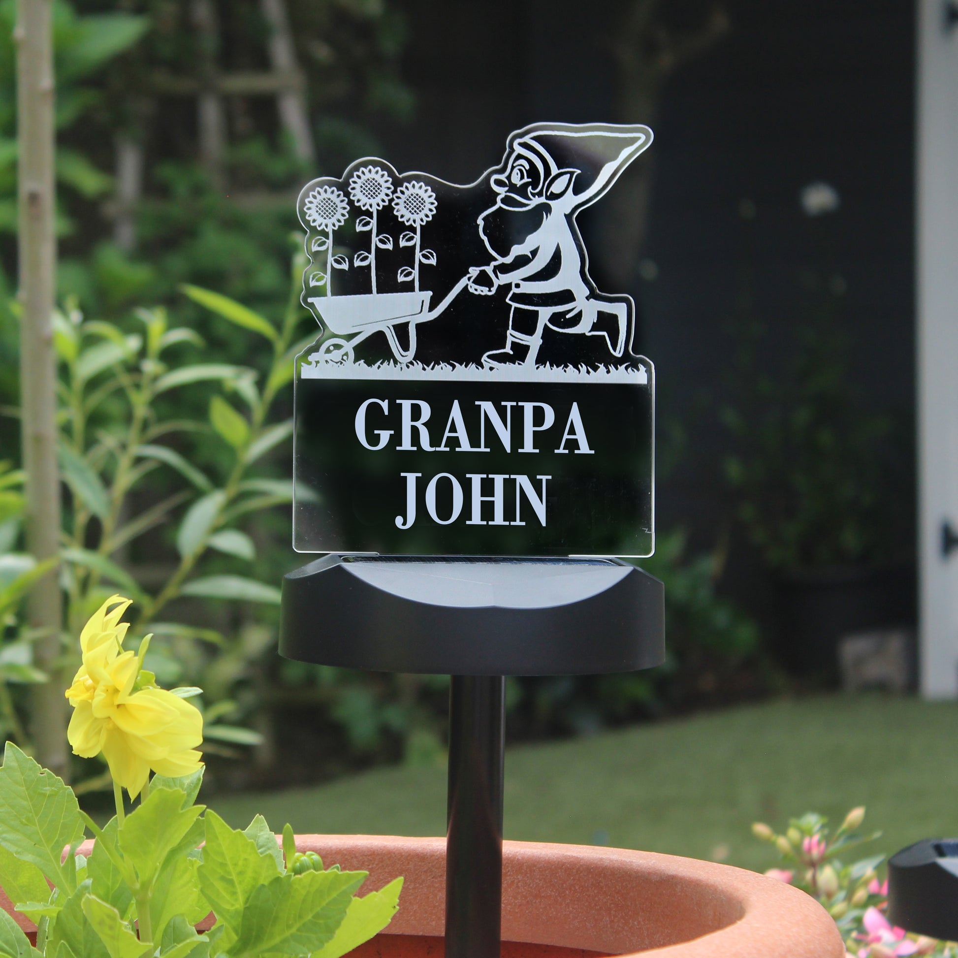 Personalised Gnome Garden Outdoor Solar Light - image 10