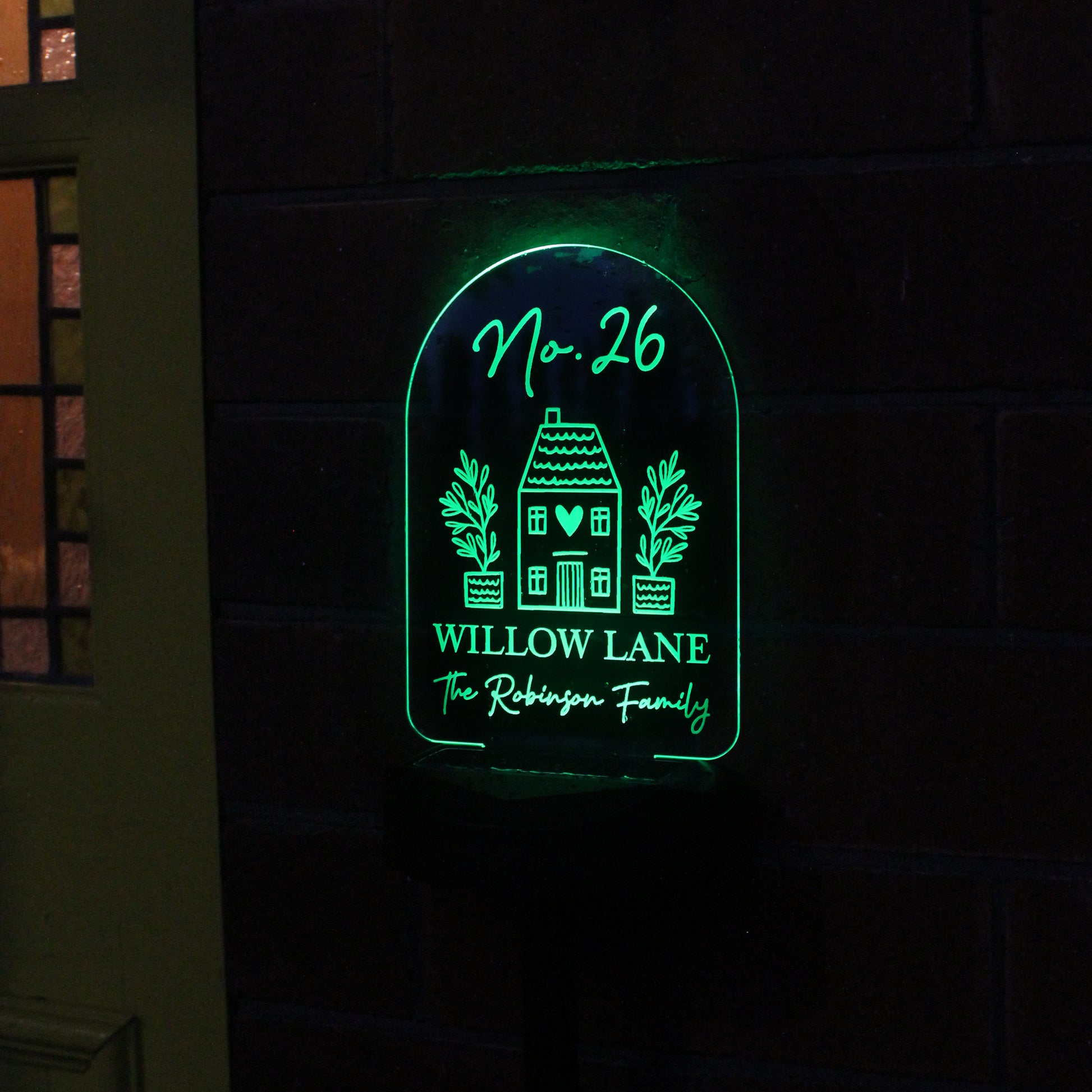 Personalised Home Outdoor Solar Light - image 2