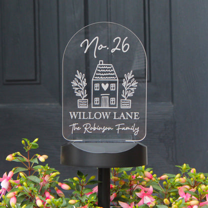 Personalised Home Outdoor Solar Light - image 11