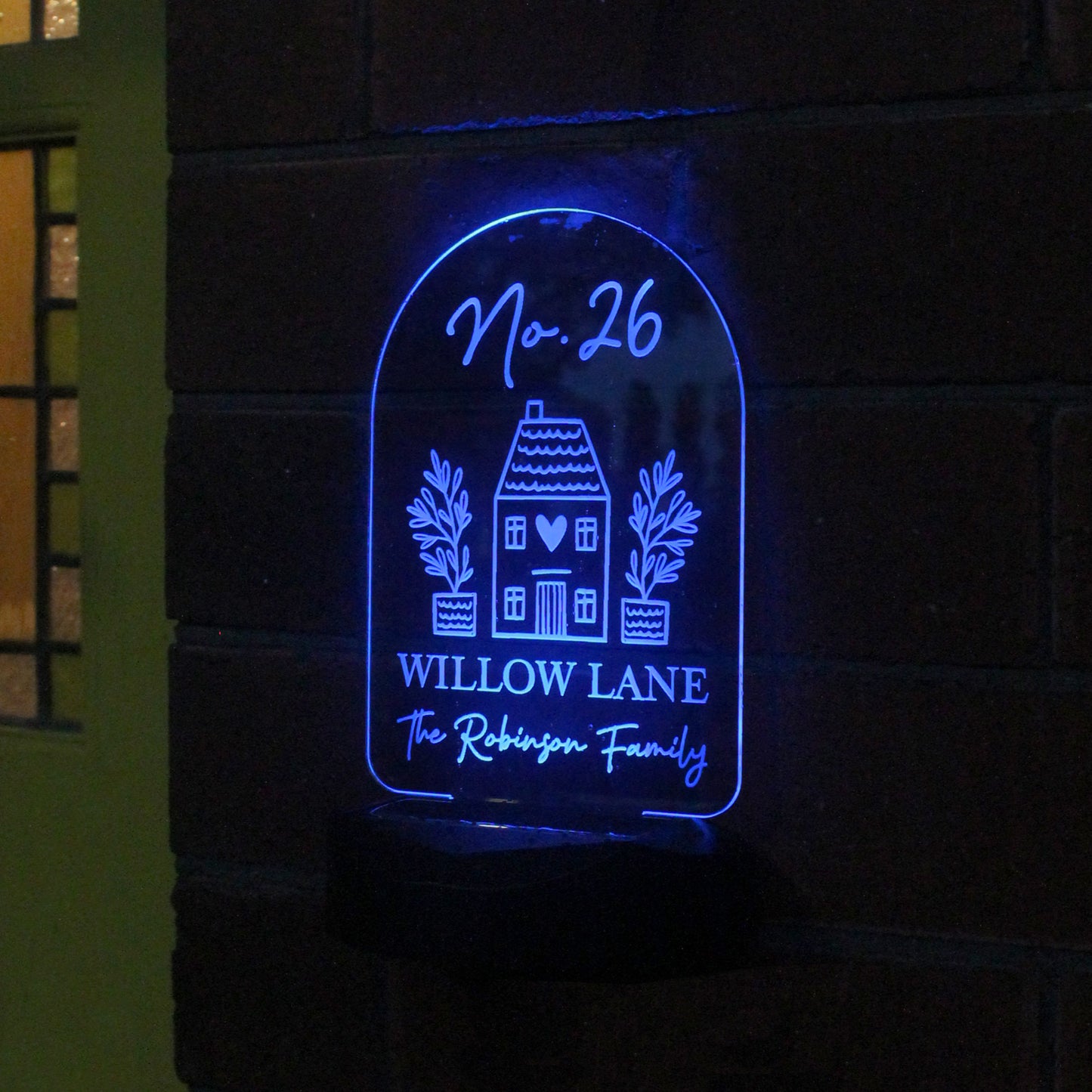 Personalised Home Outdoor Solar Light - image 7