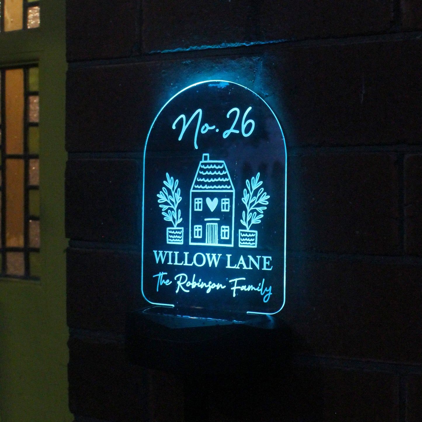 Personalised Home Outdoor Solar Light - image 8