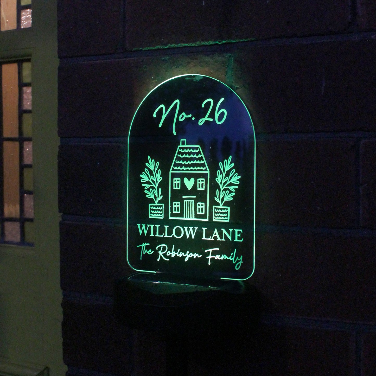 Personalised Home Outdoor Solar Light - image 9