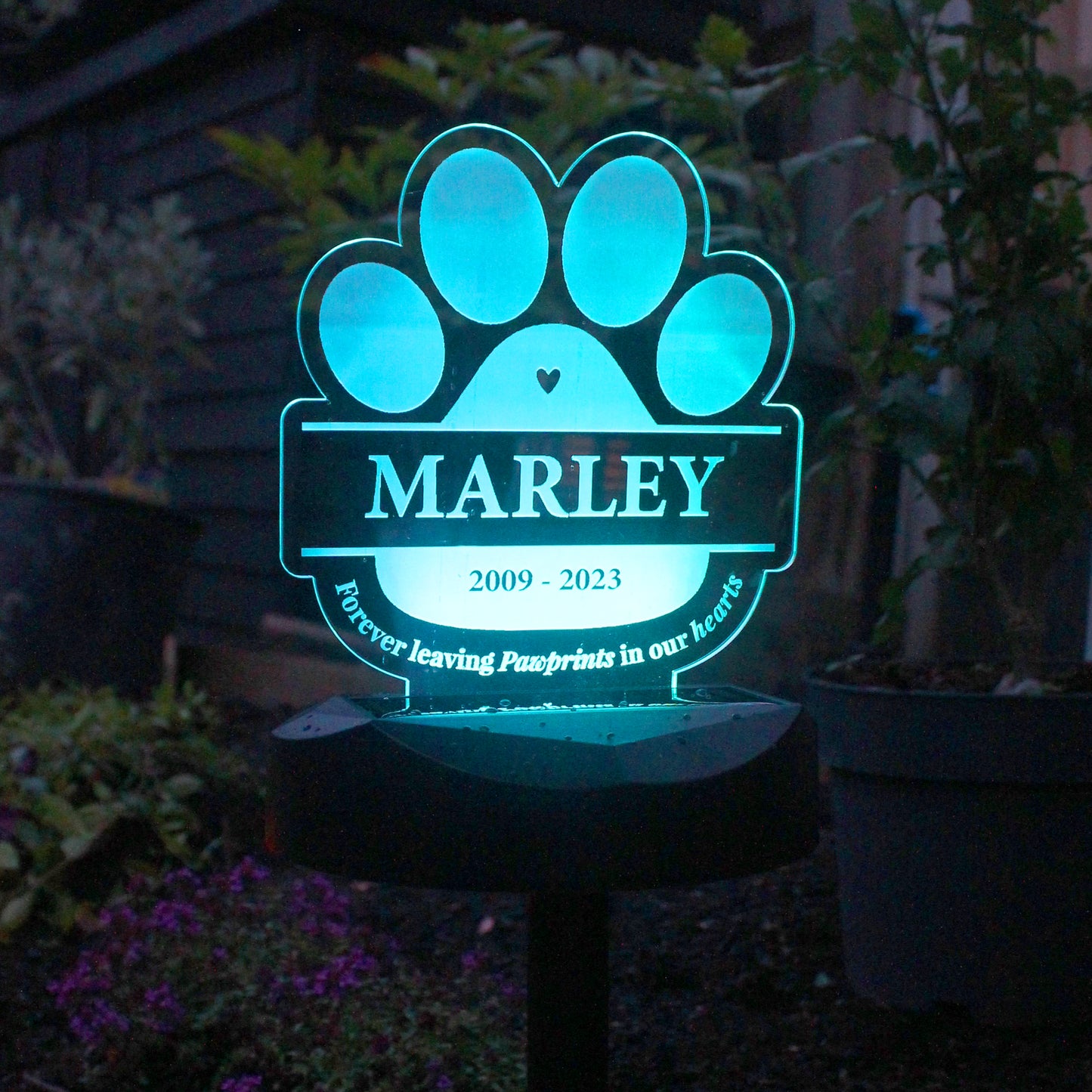Personalised Pet Memorial Solar Light - Message - image 2