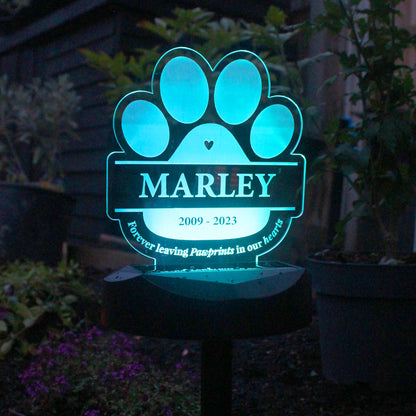Personalised Pet Memorial Solar Light - Message - image 2