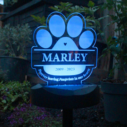 Personalised Pet Memorial Solar Light - Message - image 4