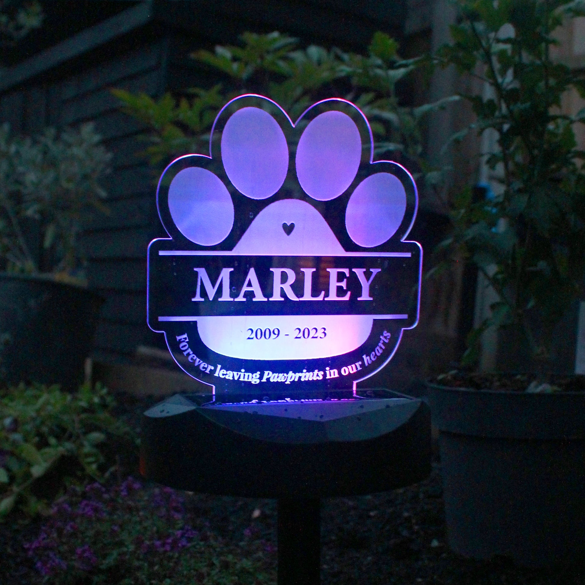 Personalised Pet Memorial Solar Light - Message - image 7
