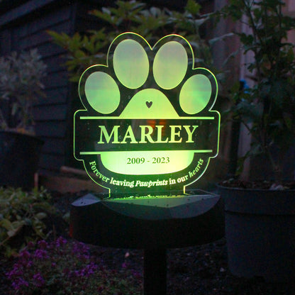 Personalised Pet Memorial Solar Light - Message - image 8