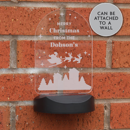 Personalised Christmas Outdoor Solar Light - image 10