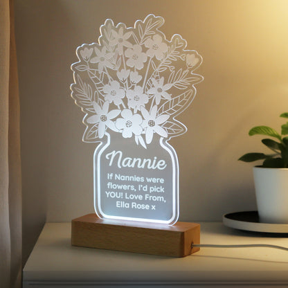 Personalised Flower Vase LED Light - image 4