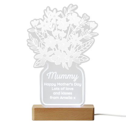Personalised Flower Vase LED Light - image 5