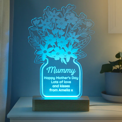 Personalised Flower Vase LED Light - image 6