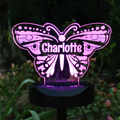 Personalised Butterfly Solar Light - image 3