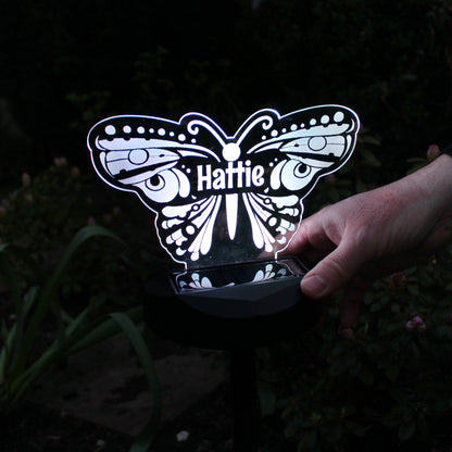 Personalised Butterfly Solar Light - image 4