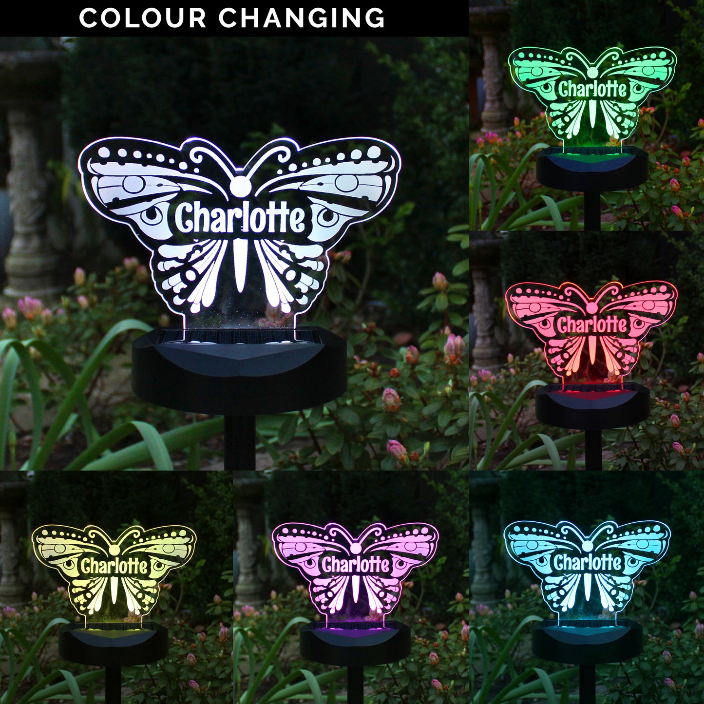 Personalised Butterfly Solar Light - image 5