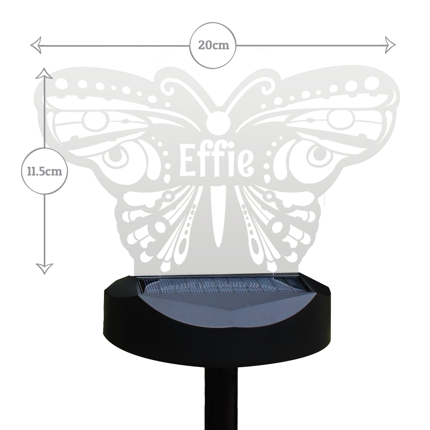 Personalised Butterfly Solar Light - image 8