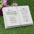Personalised In Loving Memory Memorial Book from Heartfelt Gifts