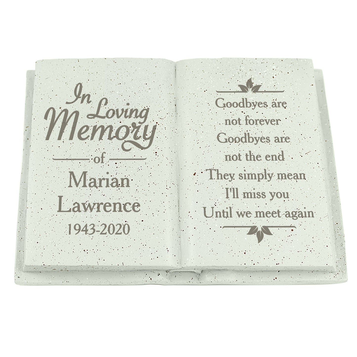 Personalised In Loving Memory Memorial Book - image 2