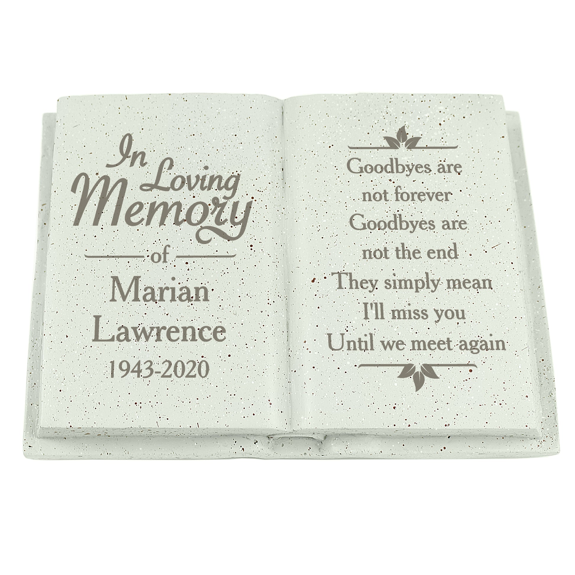 Personalised In Loving Memory Memorial Book - image 2