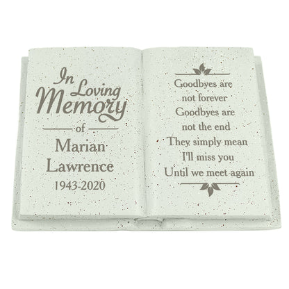 Personalised In Loving Memory Memorial Book - image 2