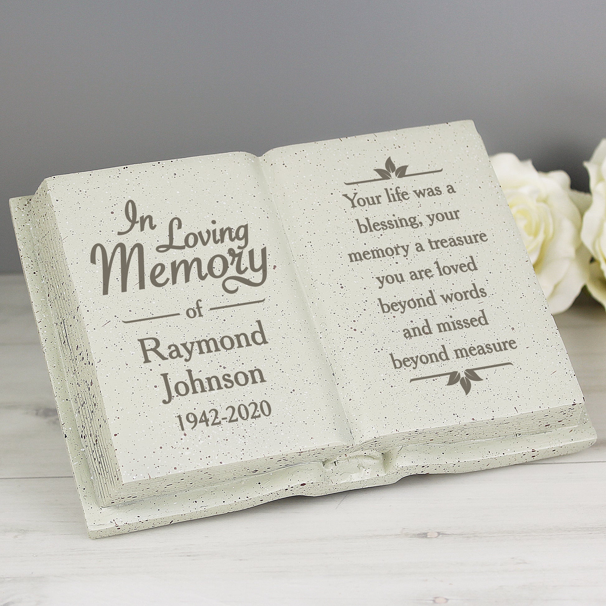 Personalised In Loving Memory Memorial Book - image 3