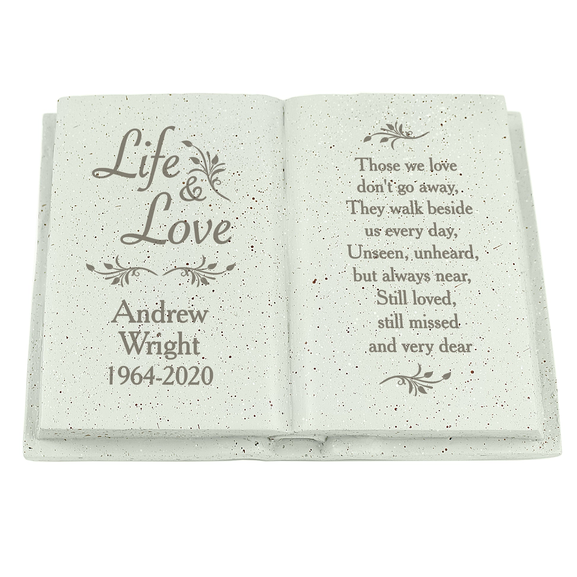 Personalised Life & Love Memorial Book - image 2
