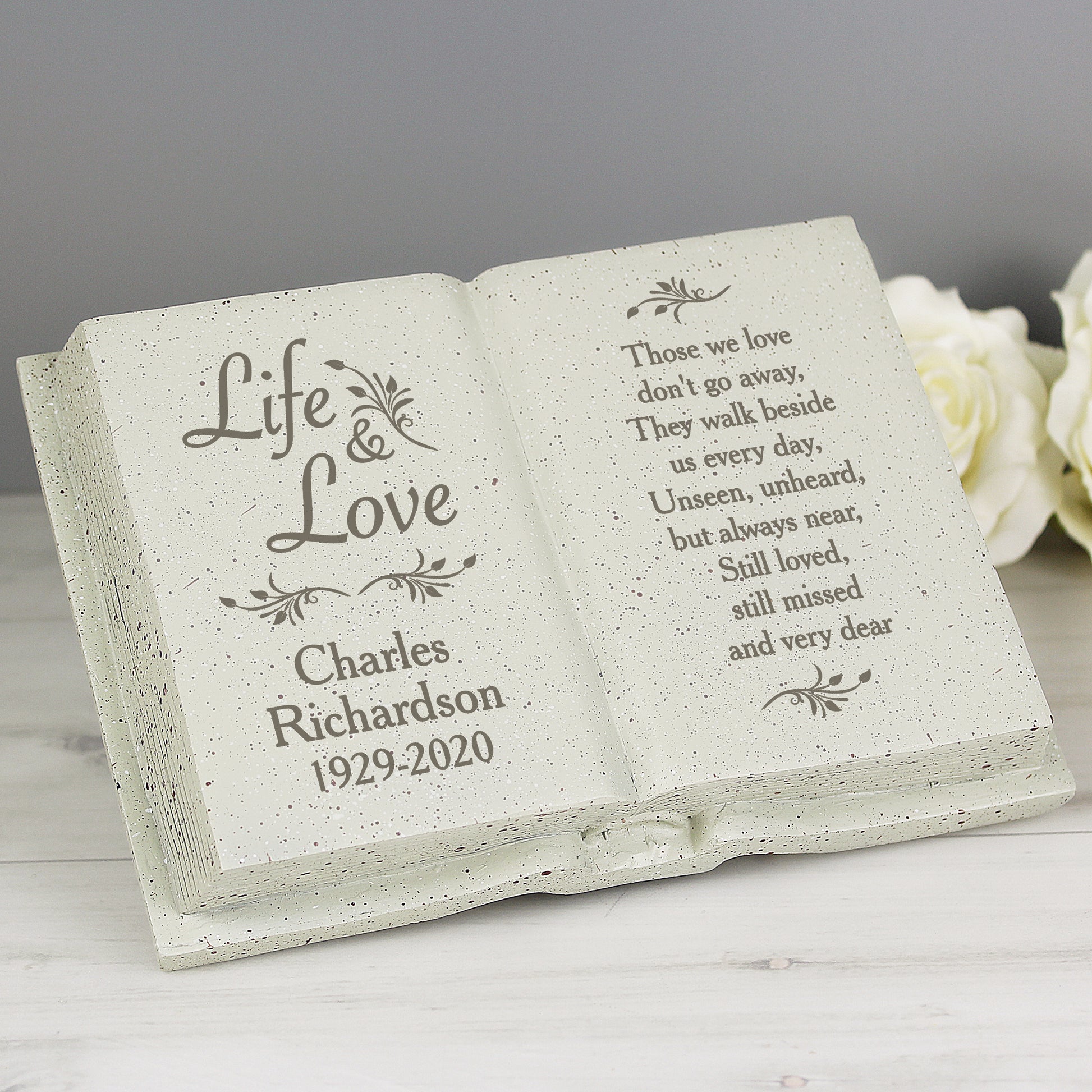 Personalised Life & Love Memorial Book - image 3