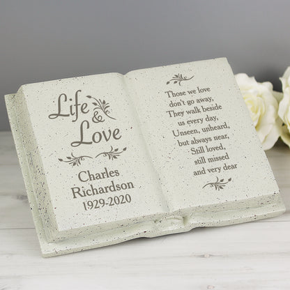 Personalised Life & Love Memorial Book - image 3