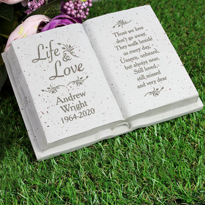Personalised Life & Love Memorial Book - image 4