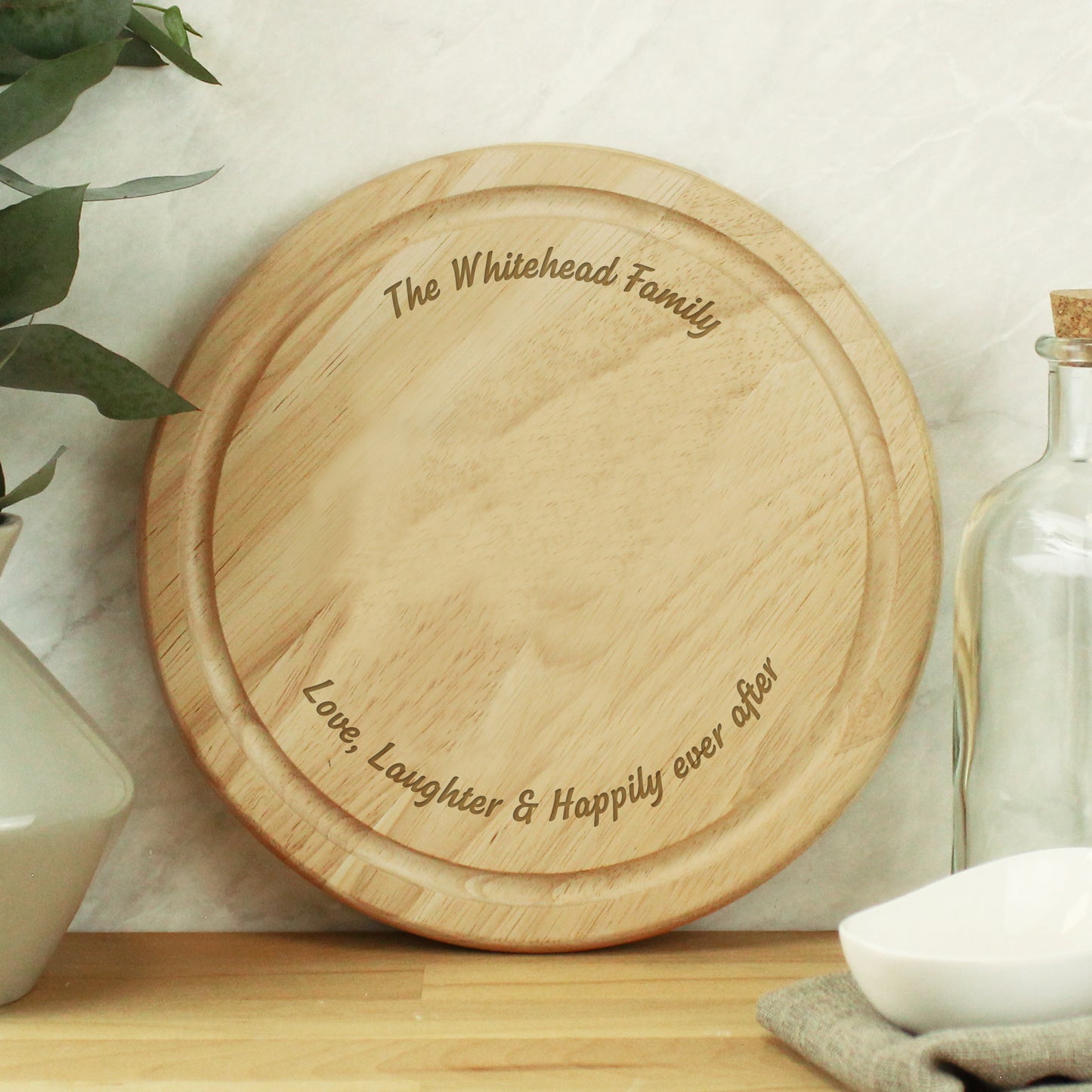 Personalised Plain Round Chopping Board - image 3