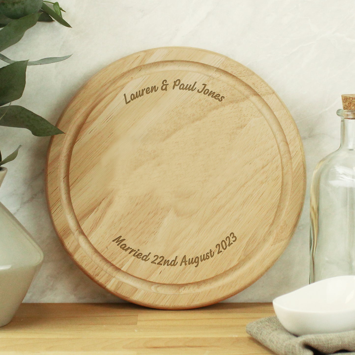 Personalised Plain Round Chopping Board - image 4