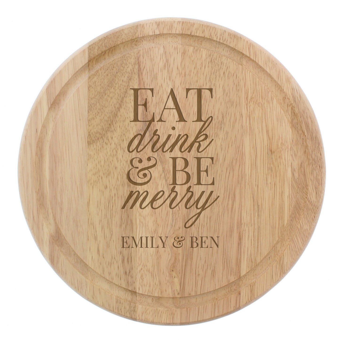 Personalised Eat Drink & Be Merry Rectangular Chopping Board - image 4