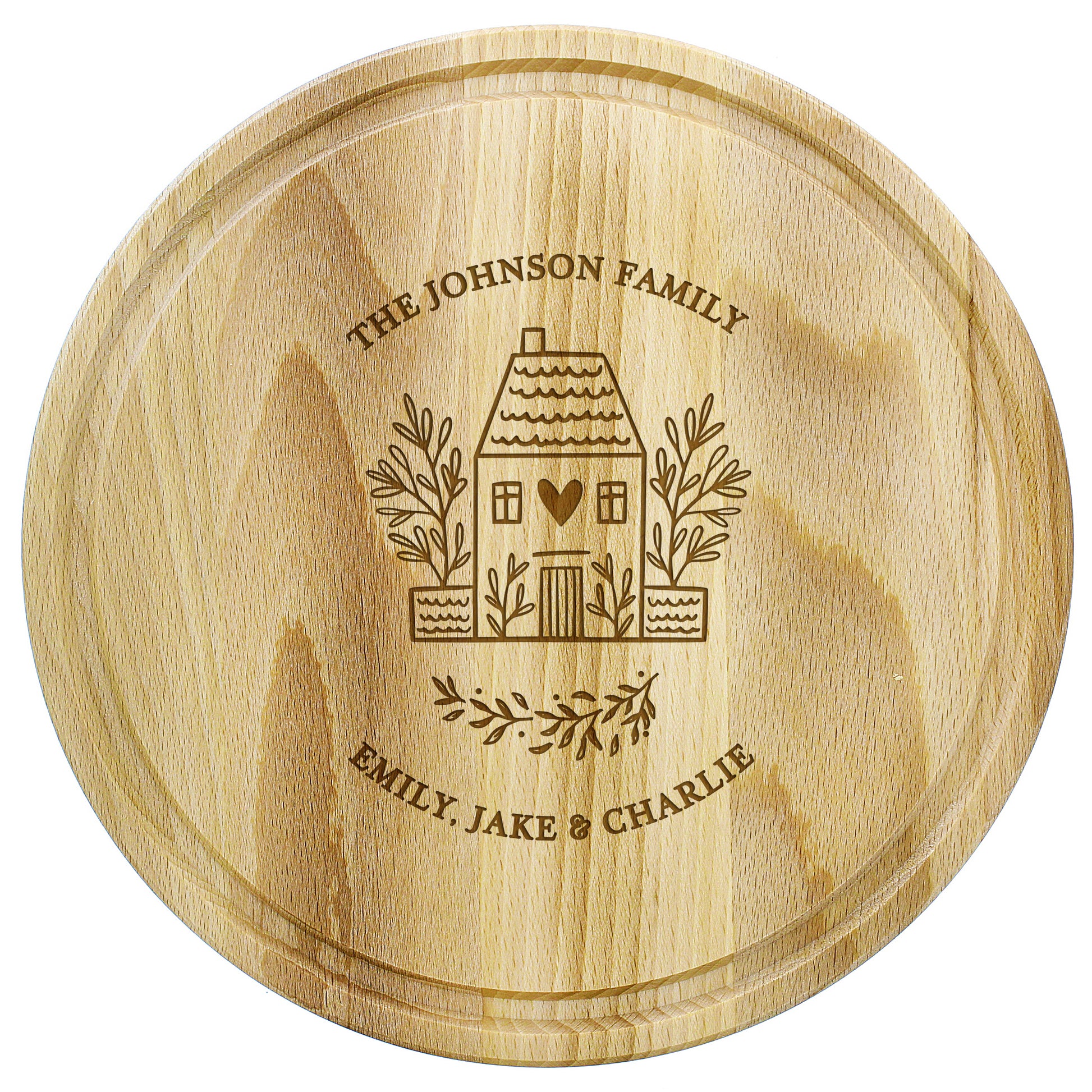 Personalised HOME Round Chopping Board - image 5