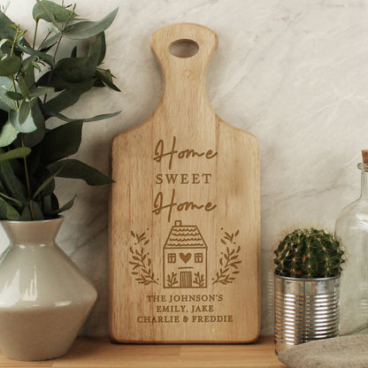 Personalised HOME Wooden Paddle Board from Heartfelt Gifts