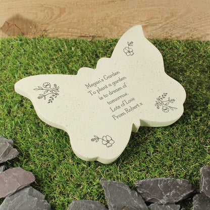 Personalised Floral Memorial Resin Butterfly - image 8