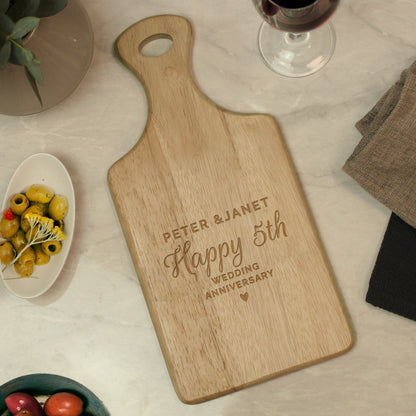 Personalised Wedding Wooden Paddle Board - image 2
