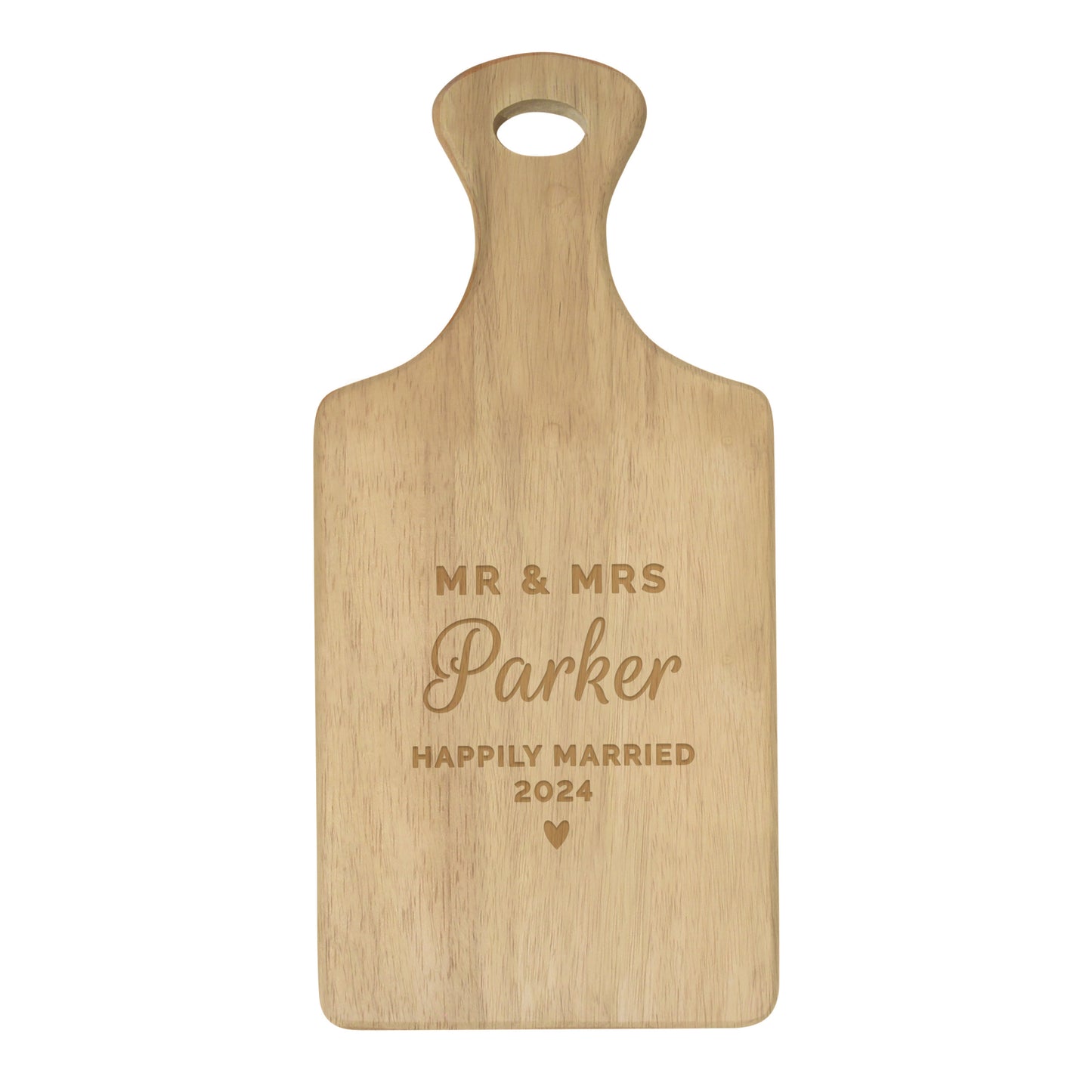 Personalised Wedding Wooden Paddle Board - image 5