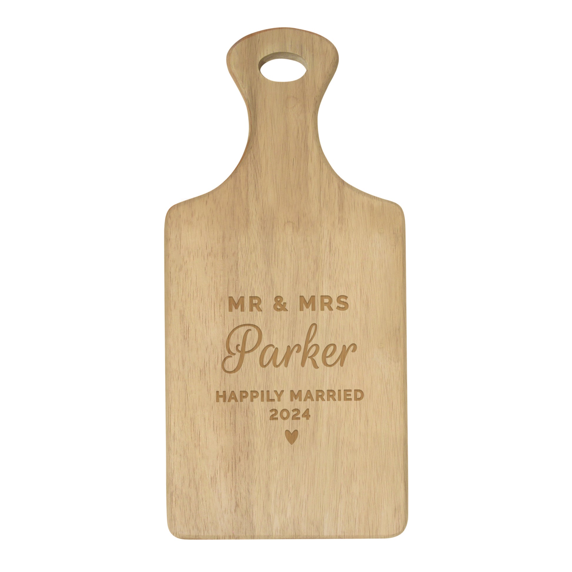 Personalised Wedding Wooden Paddle Board - image 5