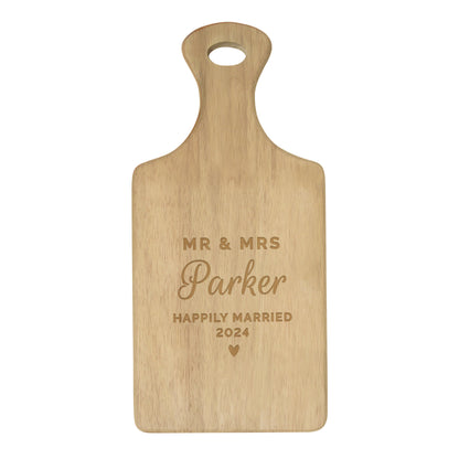 Personalised Wedding Wooden Paddle Board - image 5