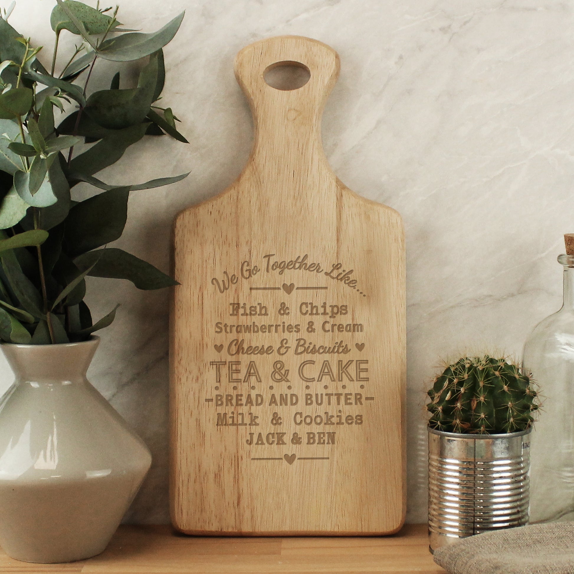 Personalised We Go Together Wooden Paddle Board - image 6