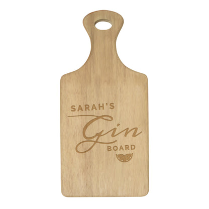 Personalised Gin Wooden Paddle Board - image 5