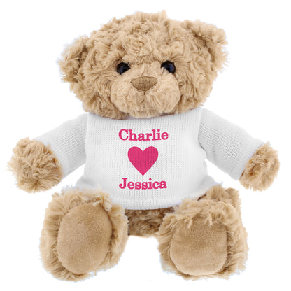 Personalised Love Heart Teddy Bear - image 3