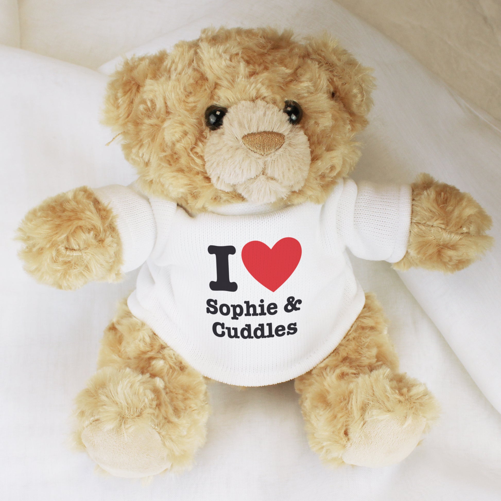 Personalised I Love... Teddy Bear from Heartfelt Gifts