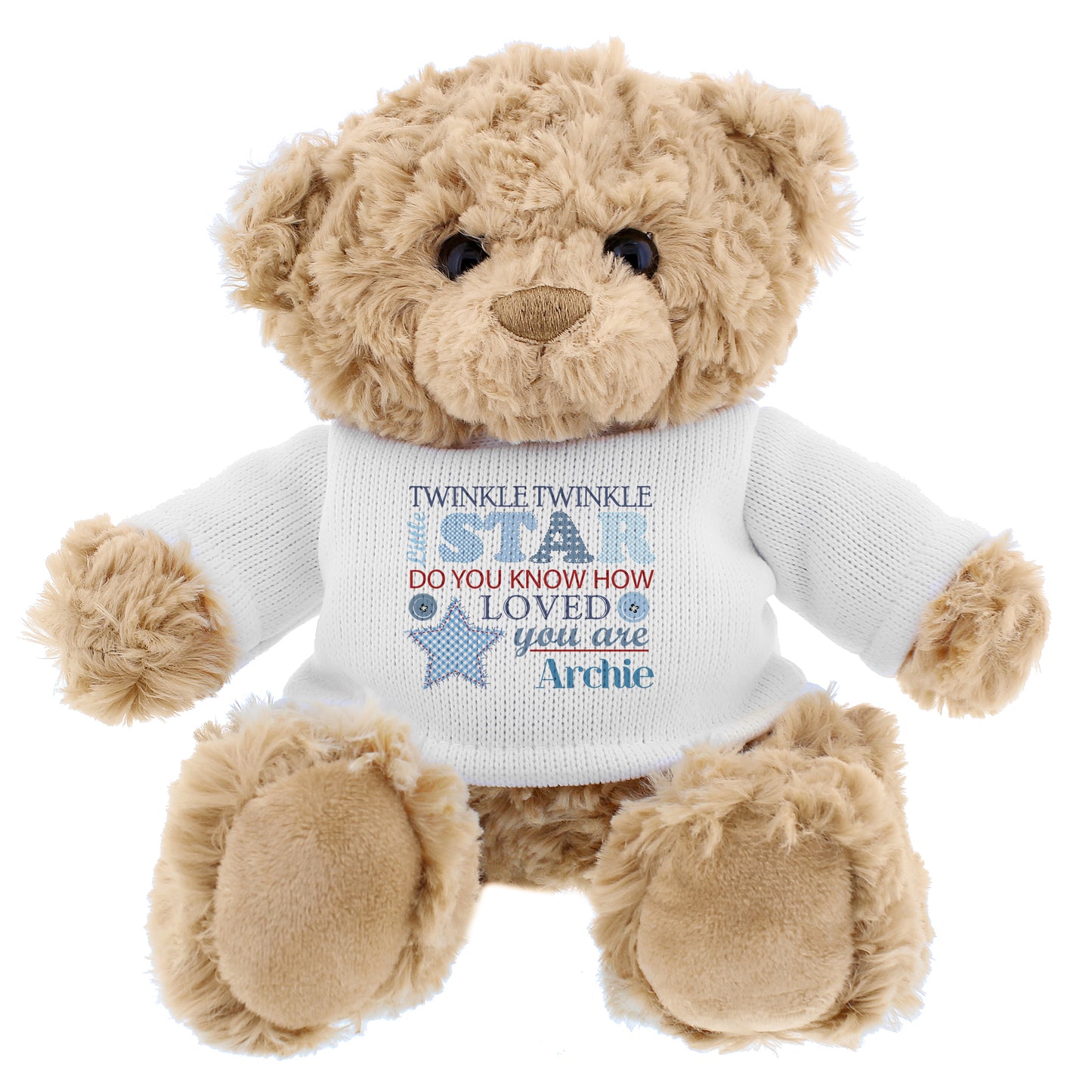 Personalised Twinkle Boys Teddy Bear - image 2