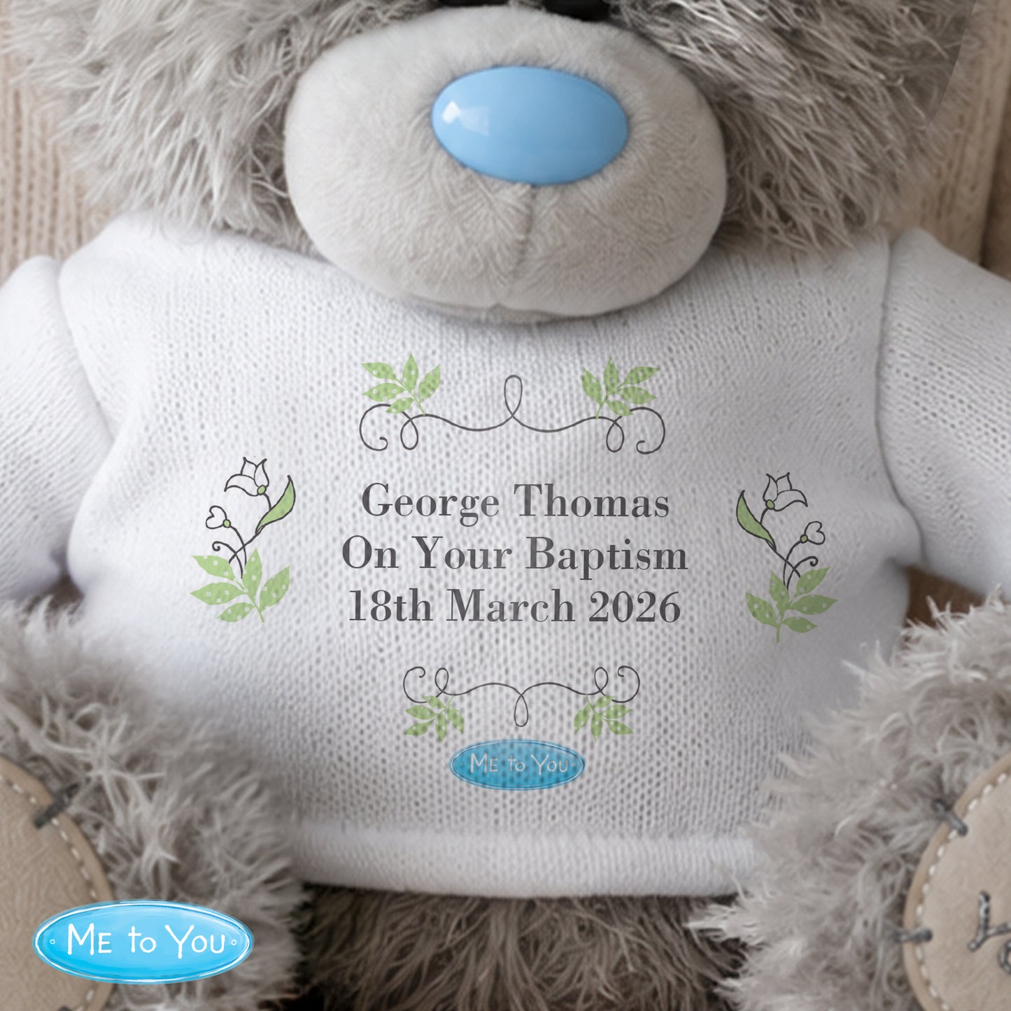 Personalised Me To You Bear Religious Cross - image 3