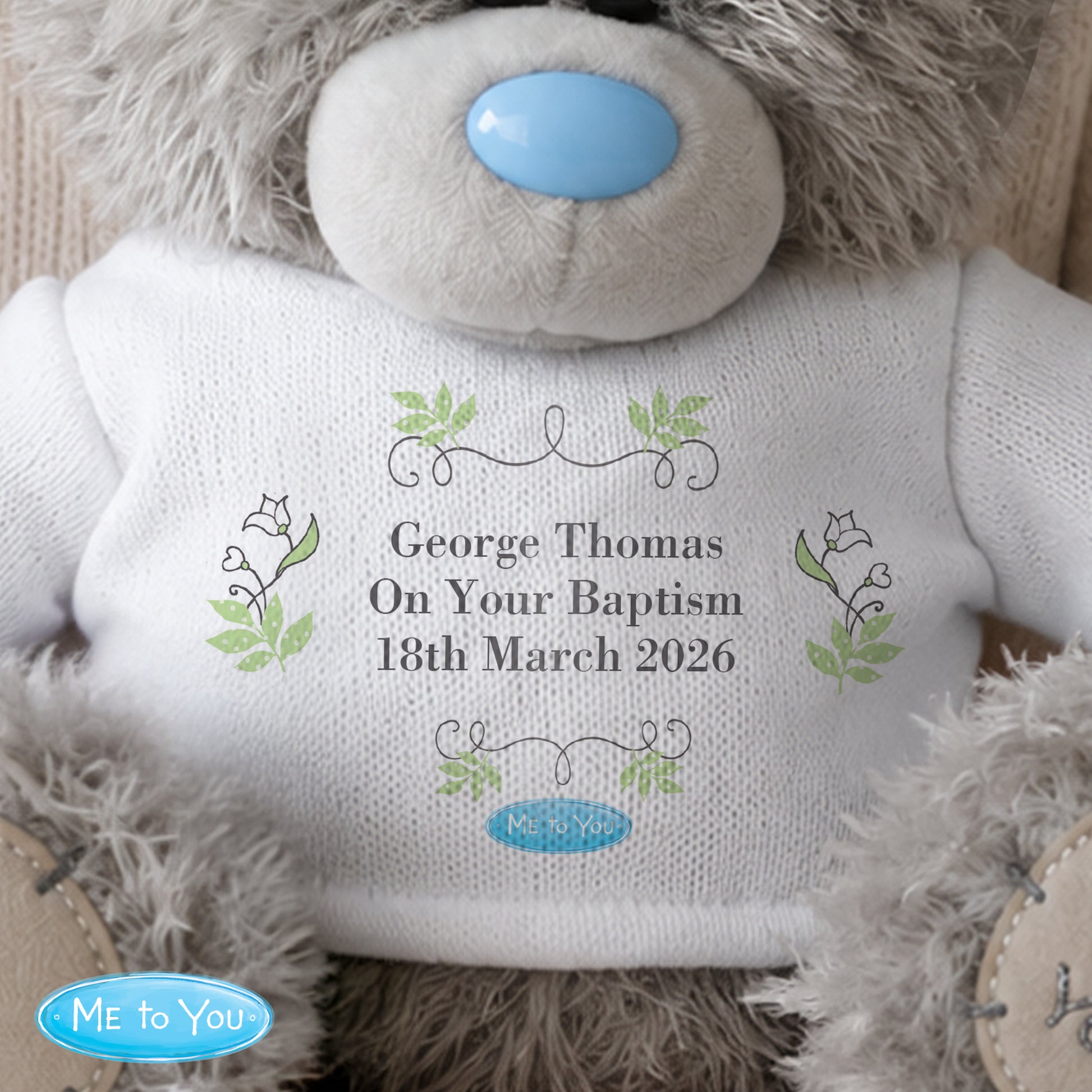 Personalised Me To You Bear Religious Cross - image 3