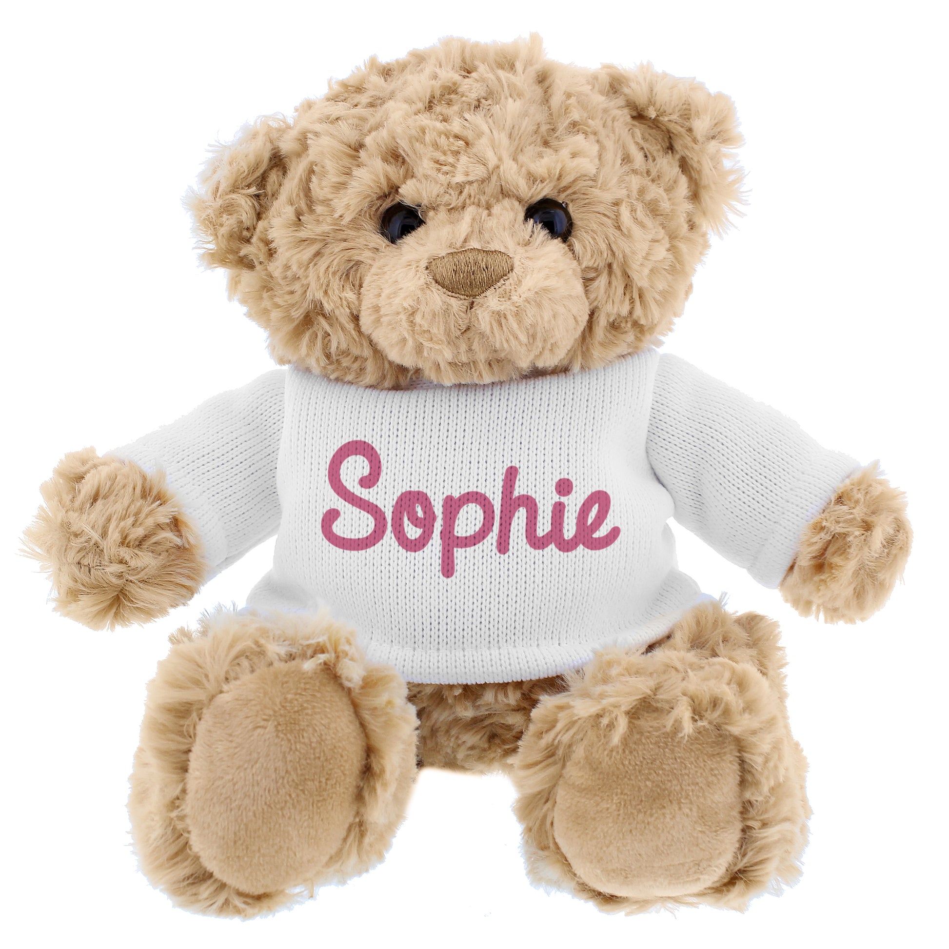 Personalised Pink Name Only Teddy Bear - image 2